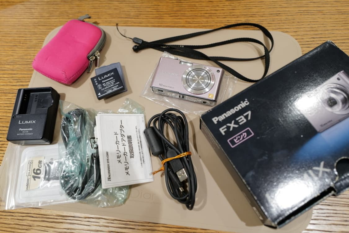 풀박스 Panasonic 파나소닉 DMC-FX37 쿨핑크 빈티지디카 (L 상품이미지1