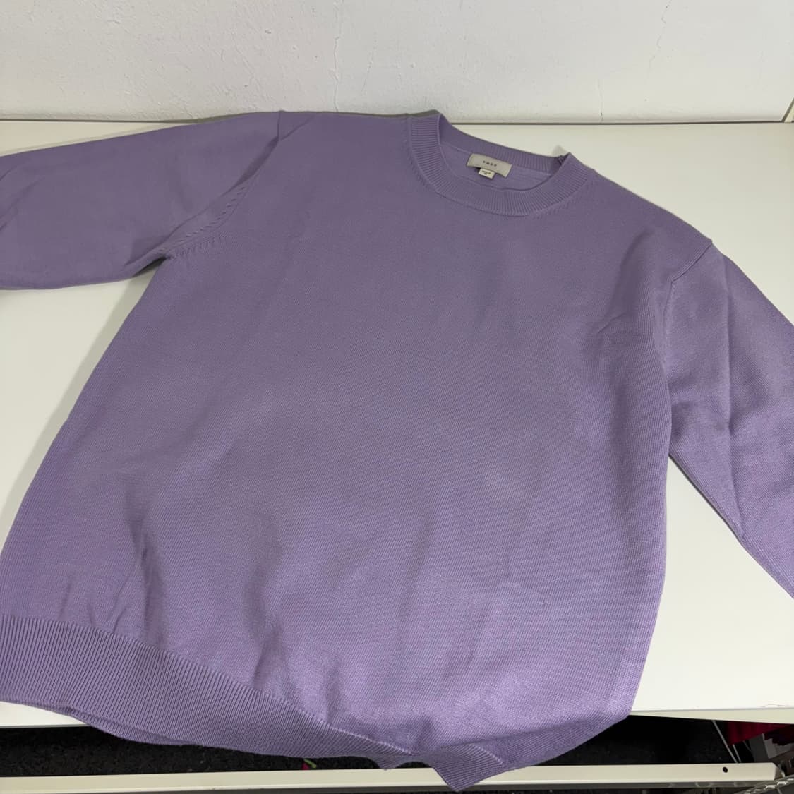 M THEY 퍼플 라운드니트 상품이미지2