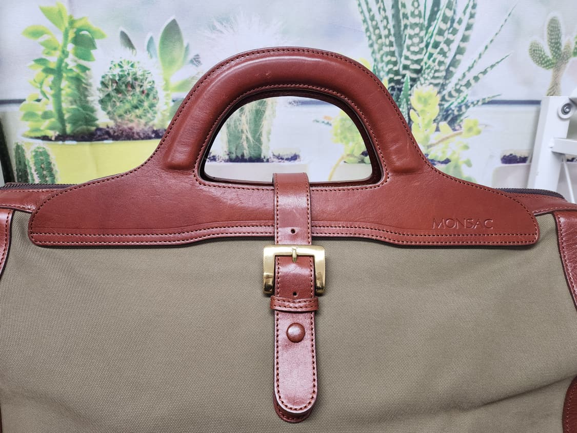 몽삭 빈티지 남성 보스턴백 캔버스 출장 여행가방 토트백 OC97 상품이미지2