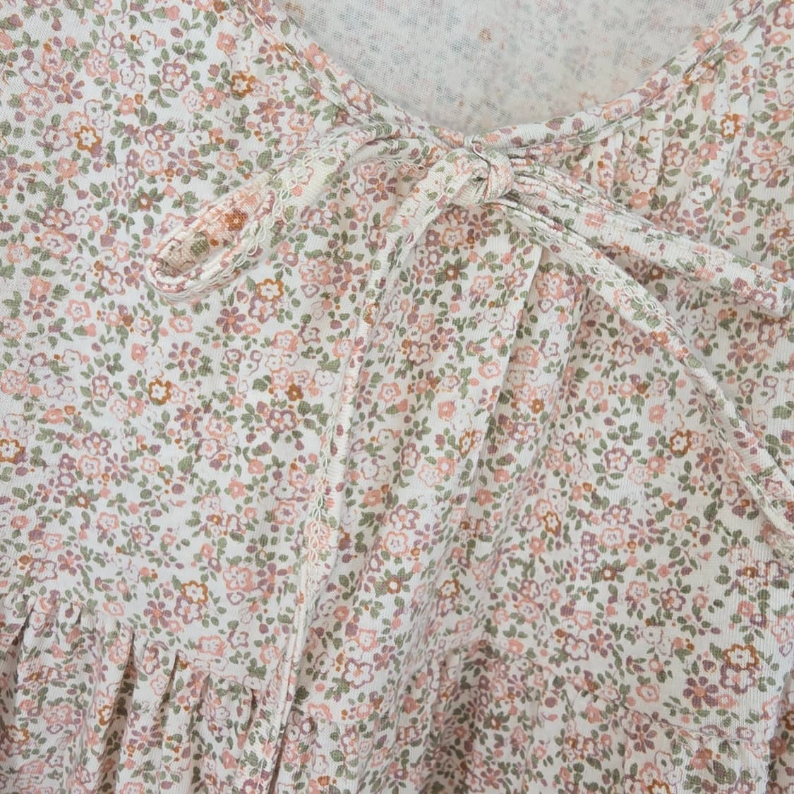 플라워 패턴 민소매 캉캉 원피스 상품이미지3