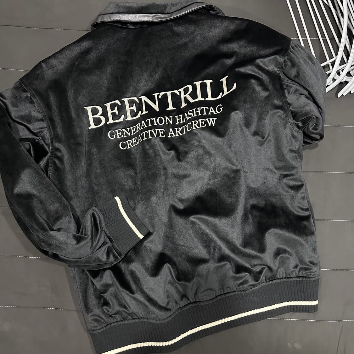 빈트릴 퀼팅벨벳 자켓 -m 상품이미지3