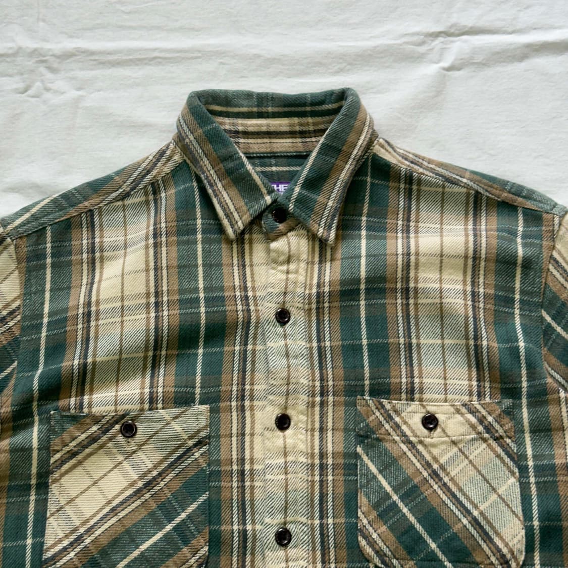 노스페이스 퍼플라벨 체크 셔츠 상품이미지2