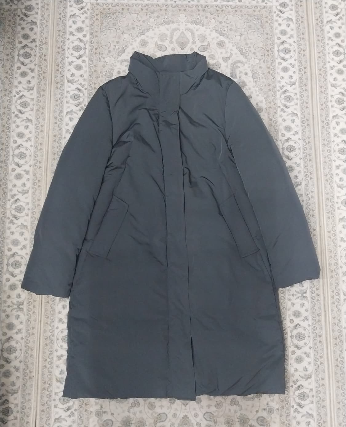 BCBG 진회색 롱 패딩 상품이미지1