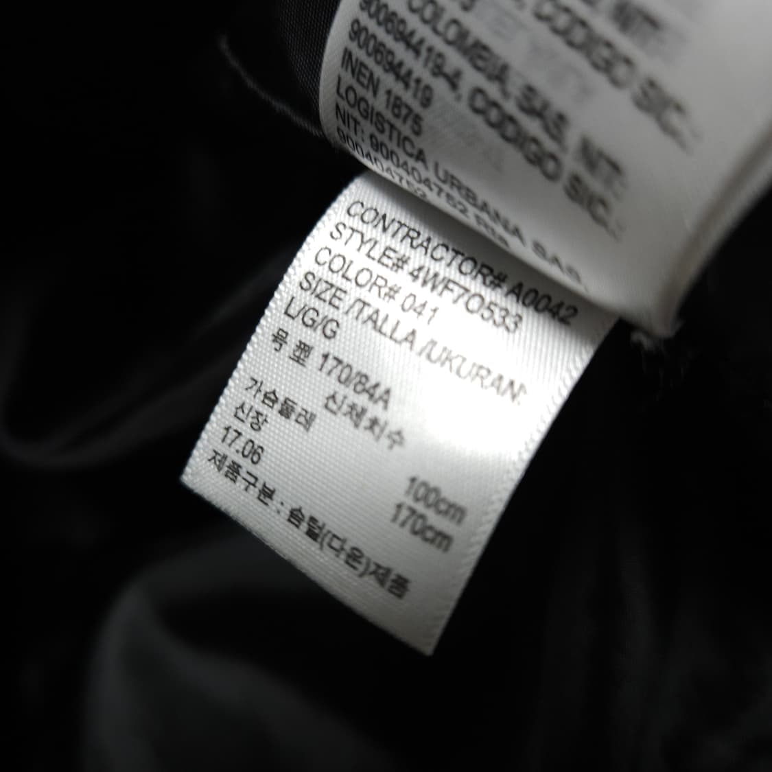 L ) 캘빈클라인 여성 블랙 경량 패딩 후드 자켓 상품이미지8