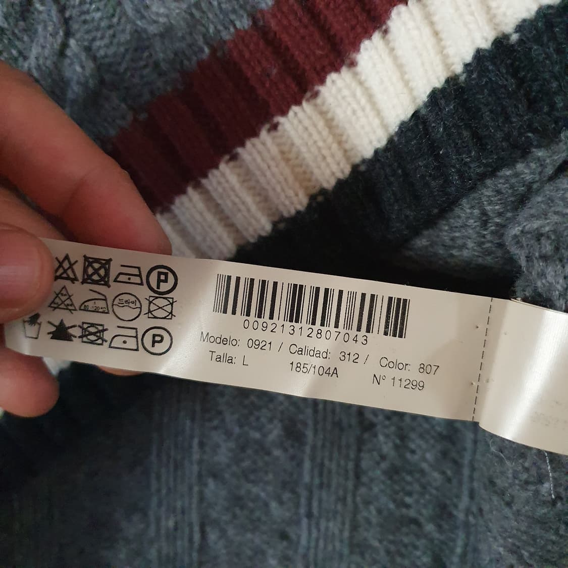 마시모두띠 터틀넥 케이블 니트 L 상품이미지6