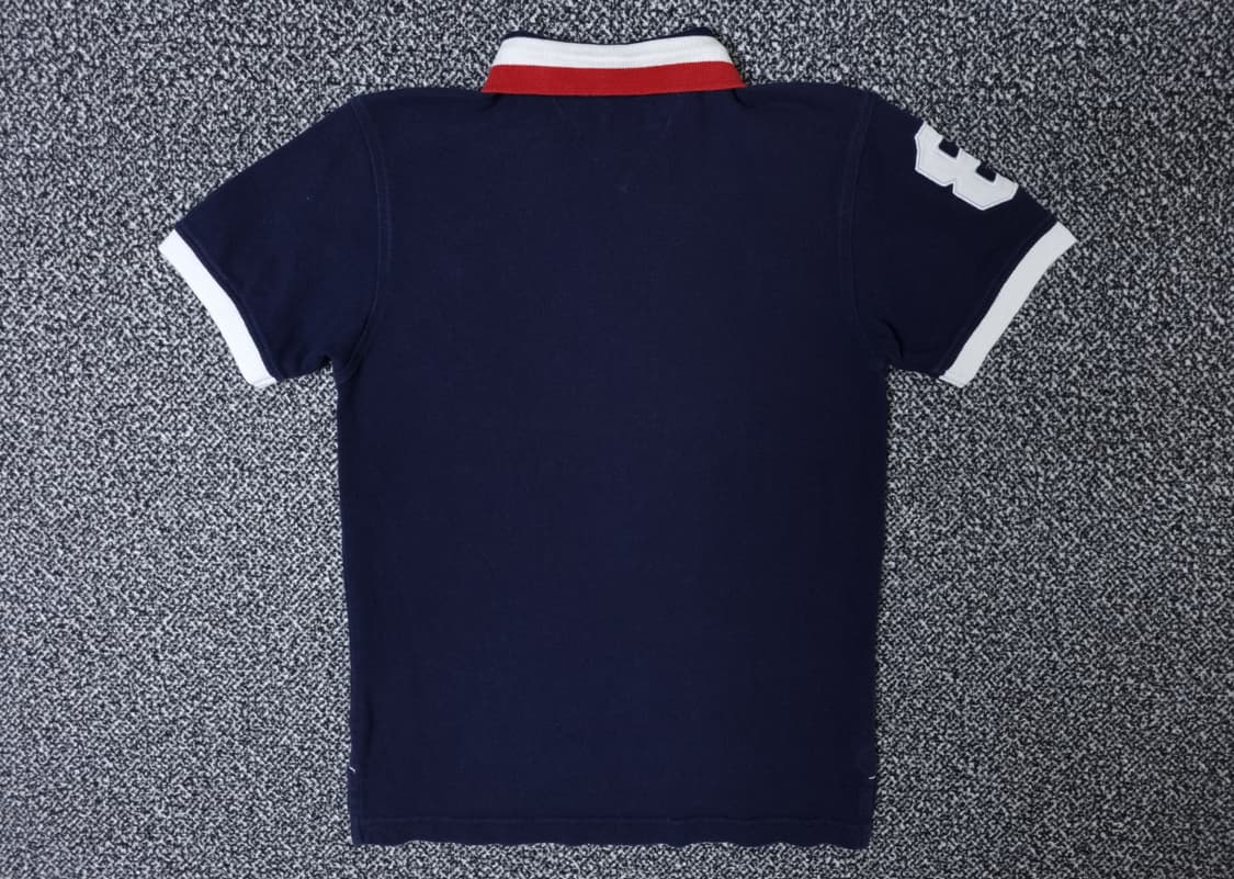 [무료배송][130-140]타미힐피거 키즈 피케 반팔티 카라티 상품이미지2