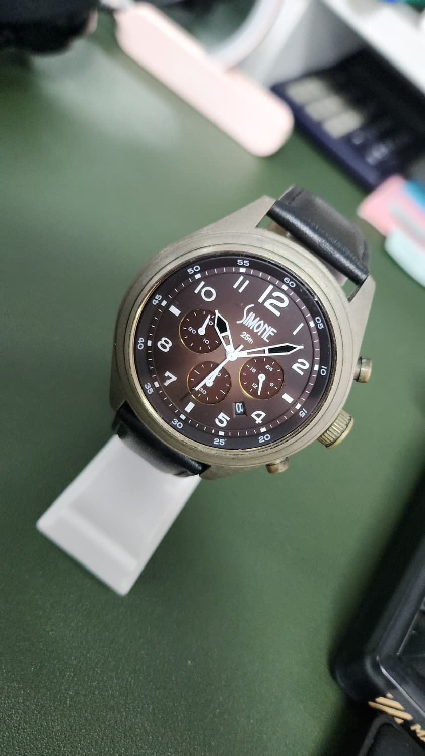 # 파슬 FOSSIL SIMONE 크로노 브라운 빈티지 시계급처/ 레트로 상품이미지2