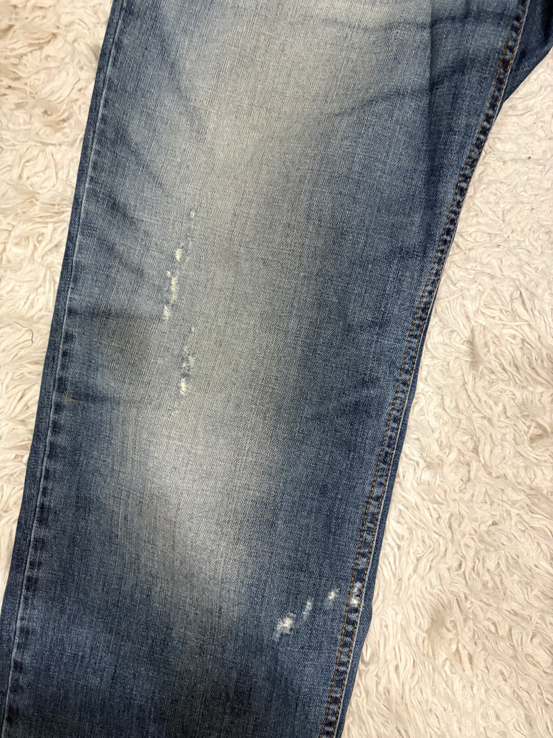 [50] 돌체앤가바나 가죽패치 워싱데님 청바지 상품이미지6