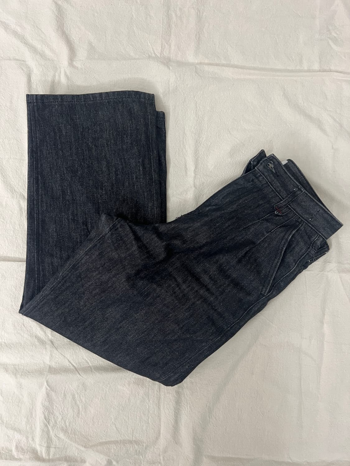 포트너스/Two Tuck Wide Black Jeans/S 상품이미지2