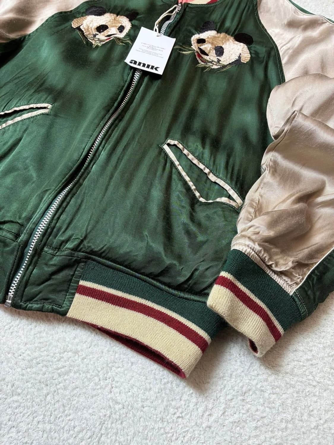 휴스턴 00's 재팬 리버시블 자수 크롭 스카잔 자켓 PN6360    상품이미지8