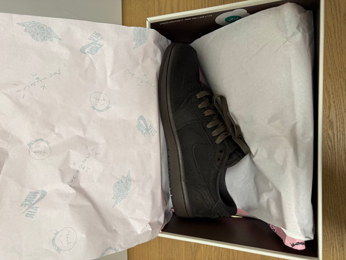 조던 1 x 트레비스 스캇 벨벳 브라운 앤 다크 모카 상품이미지7