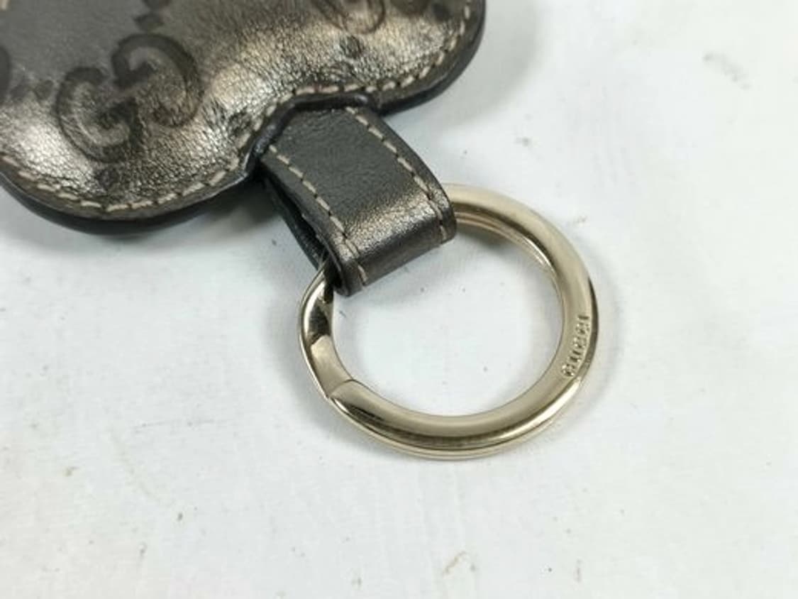 [S급 복원 예정] 구찌(GUCCI) 시마 가죽 하트 참 골드 키링 상품이미지2