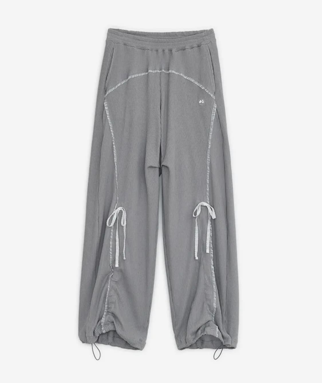 허그유어스킨 레이스 조거팬츠 그레이 상품이미지1