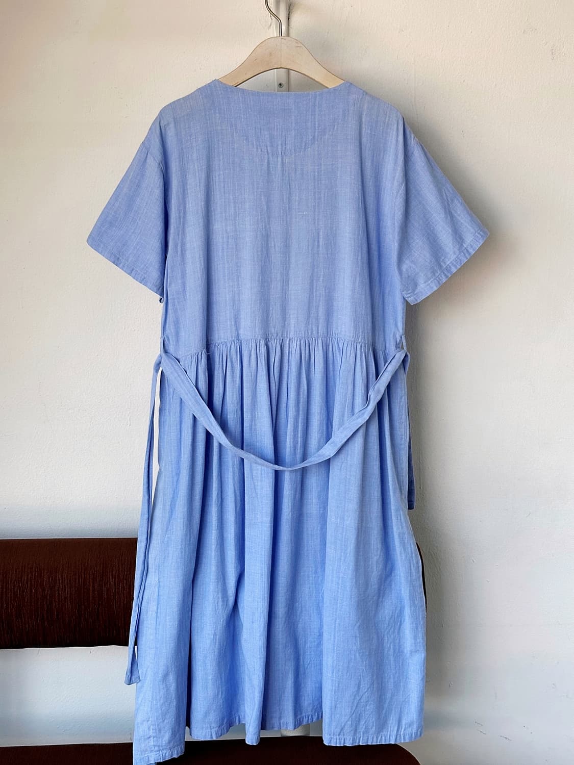 Light cotton design patch onepiece 상품이미지10
