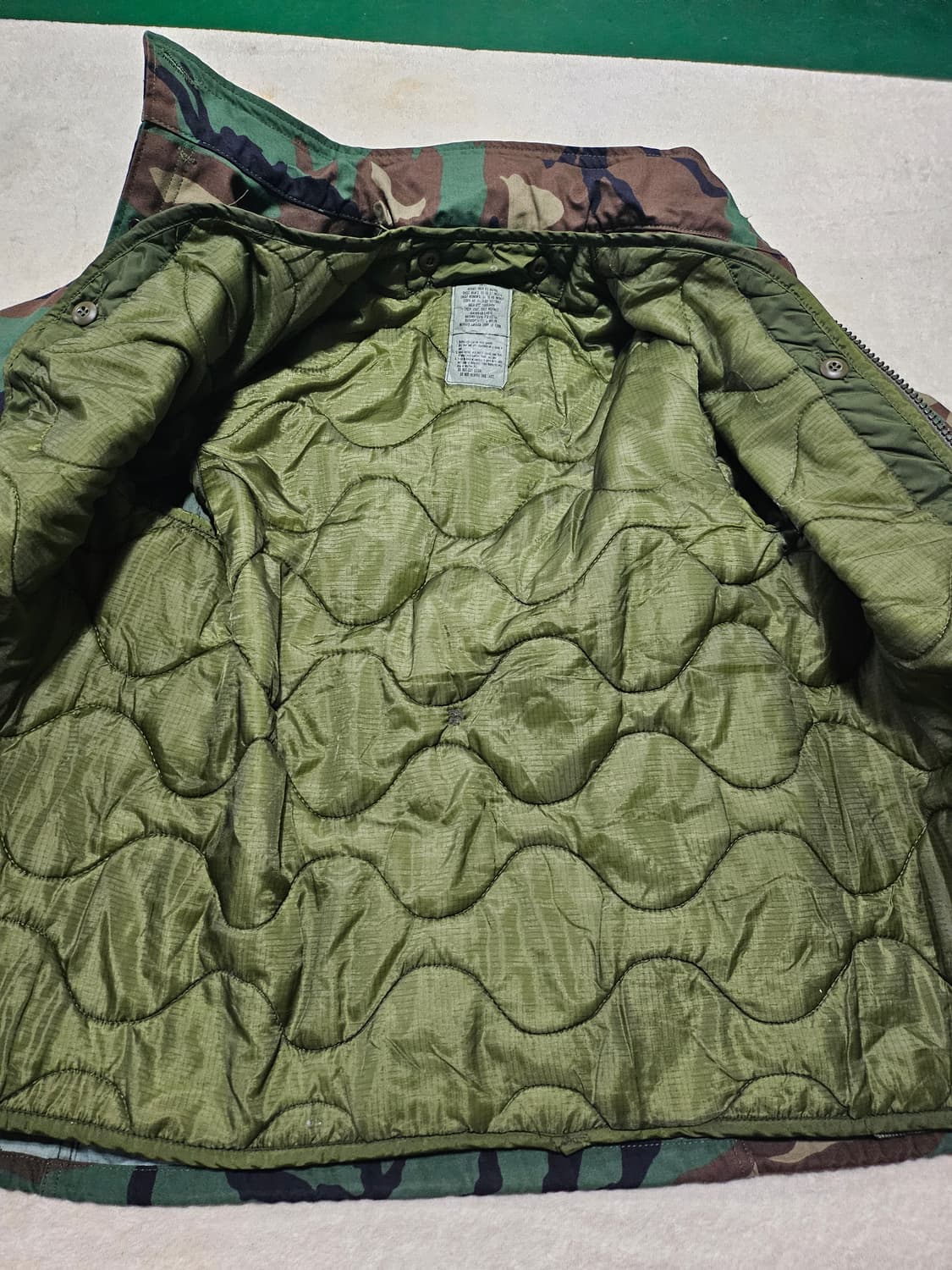 미군오리지날 우드랜드 M65 필드자켓 미사용신품  상품이미지4
