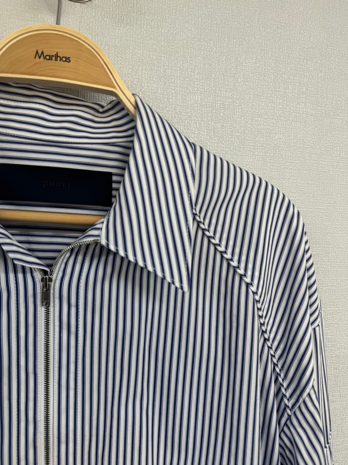 준지 스트라이프 마원 셔츠 자켓 상품이미지3