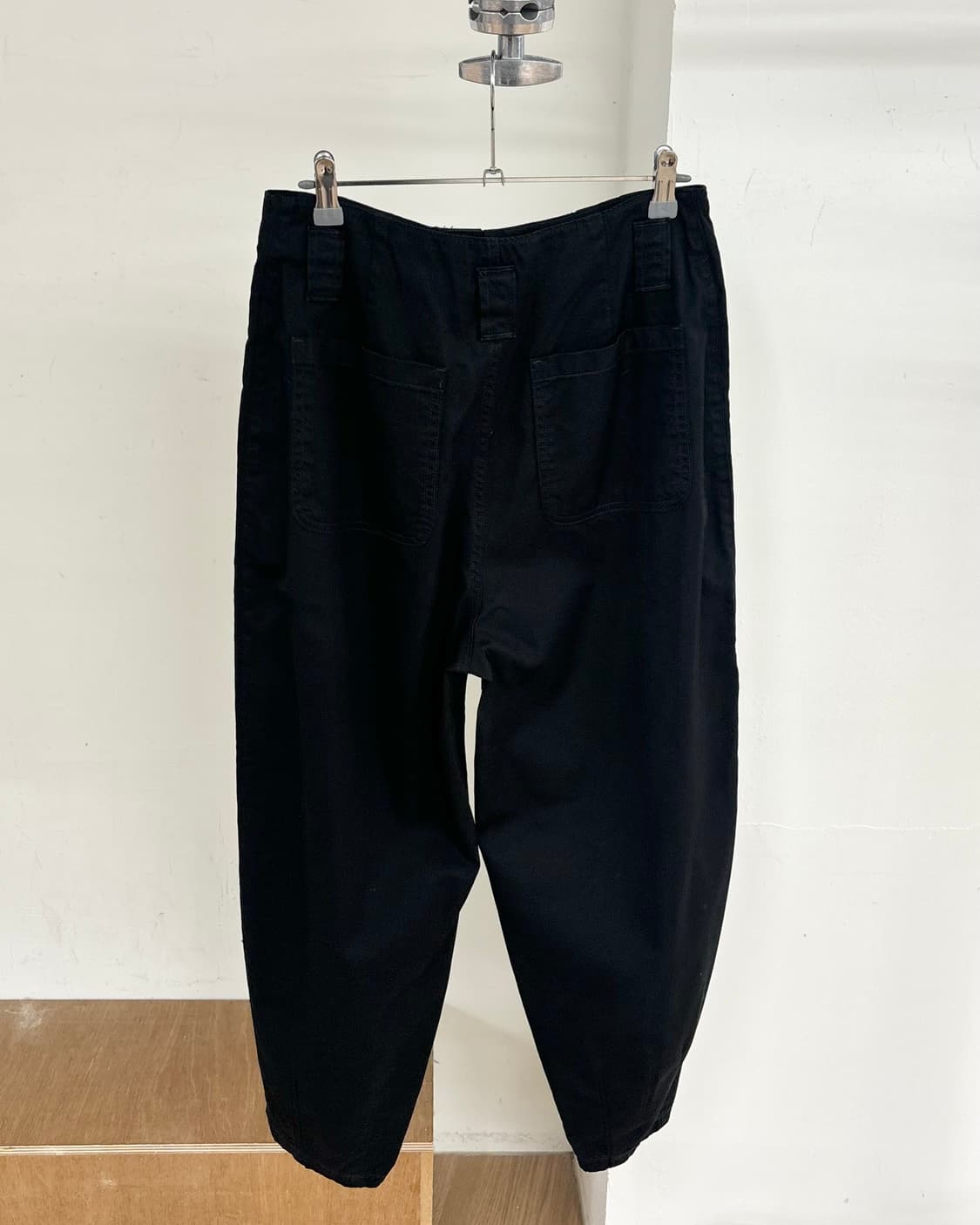 랄프 로렌 블랙 코튼 펜칭 팬츠 상품이미지4