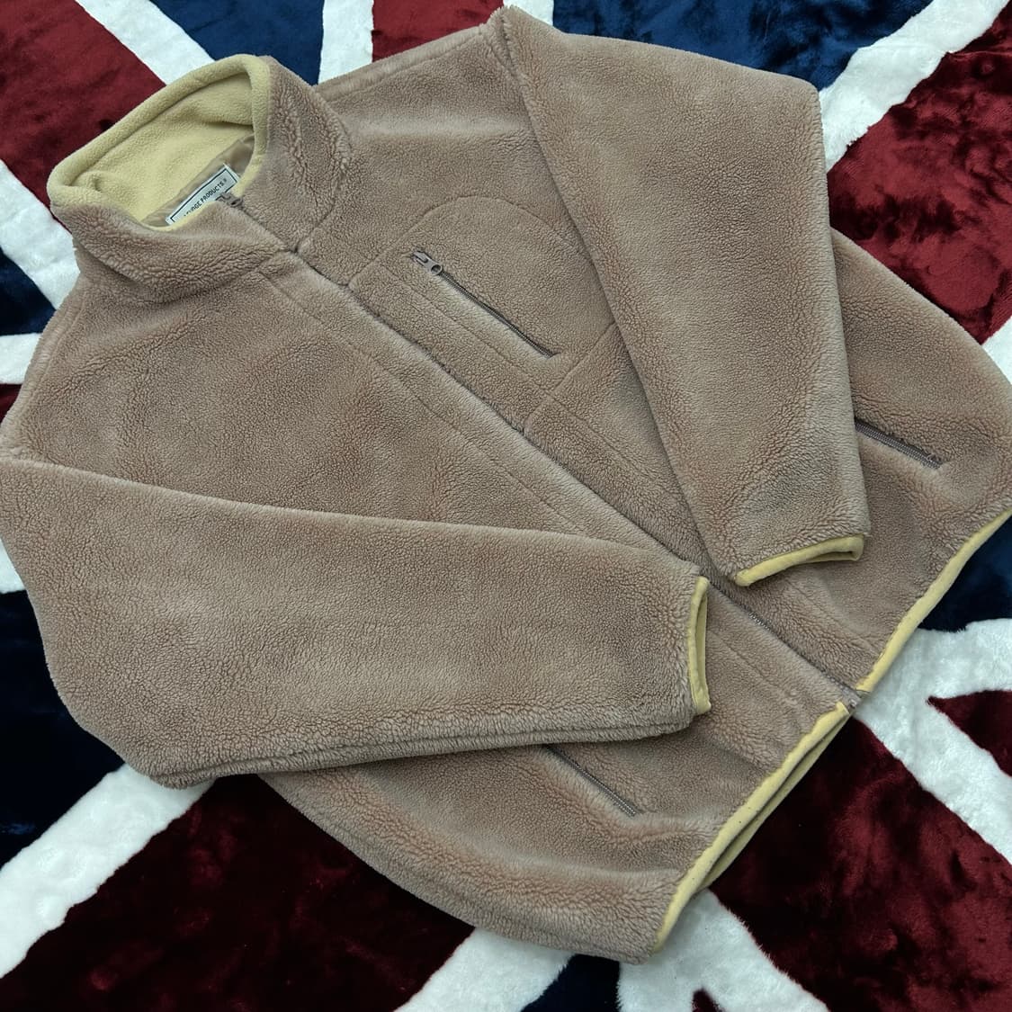 [M]라퍼지스토어 후리스 자켓/어둔운핑크 상품이미지2