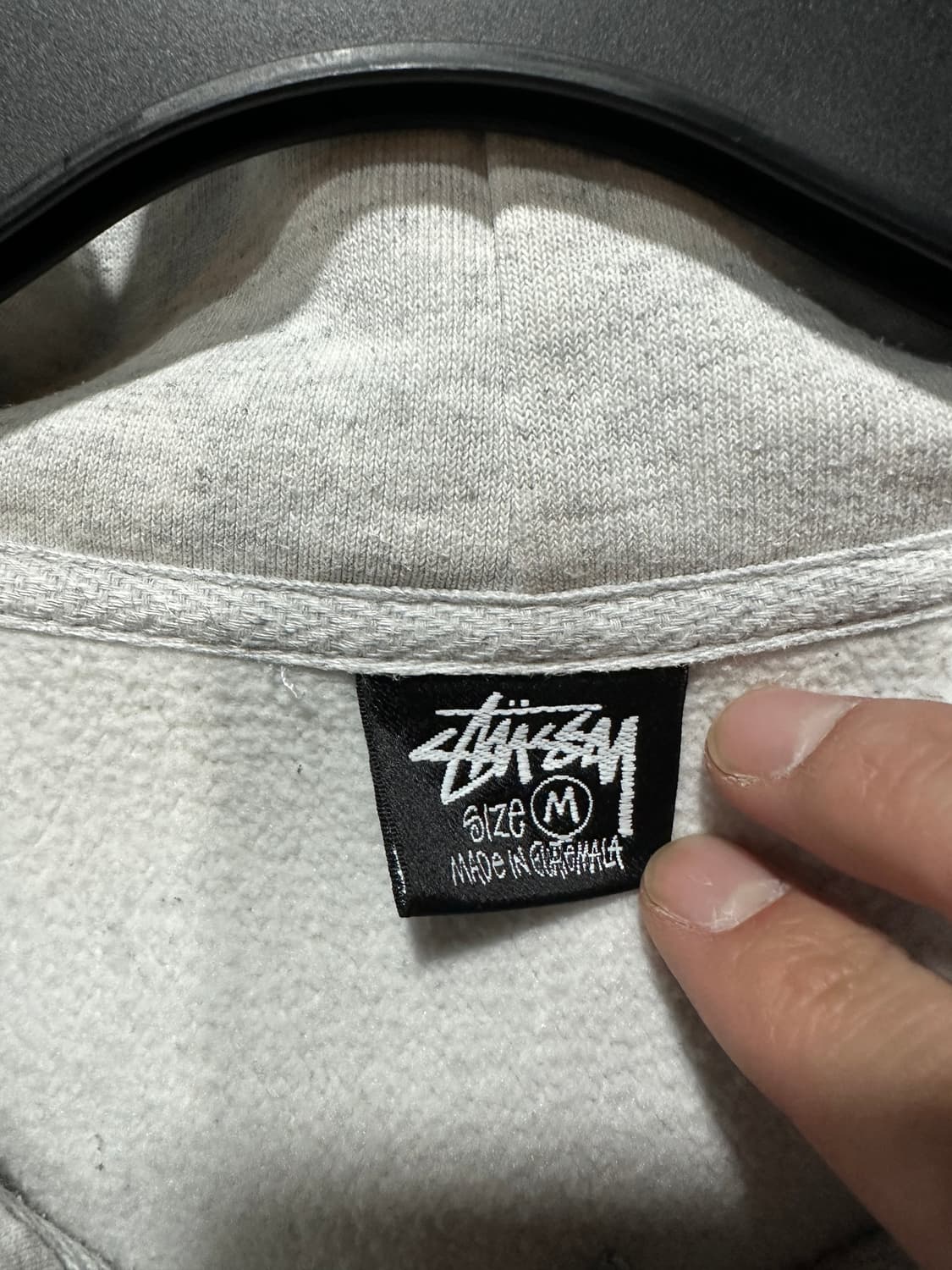 스투시 후드집업.그레이 100사이즈 상품이미지3