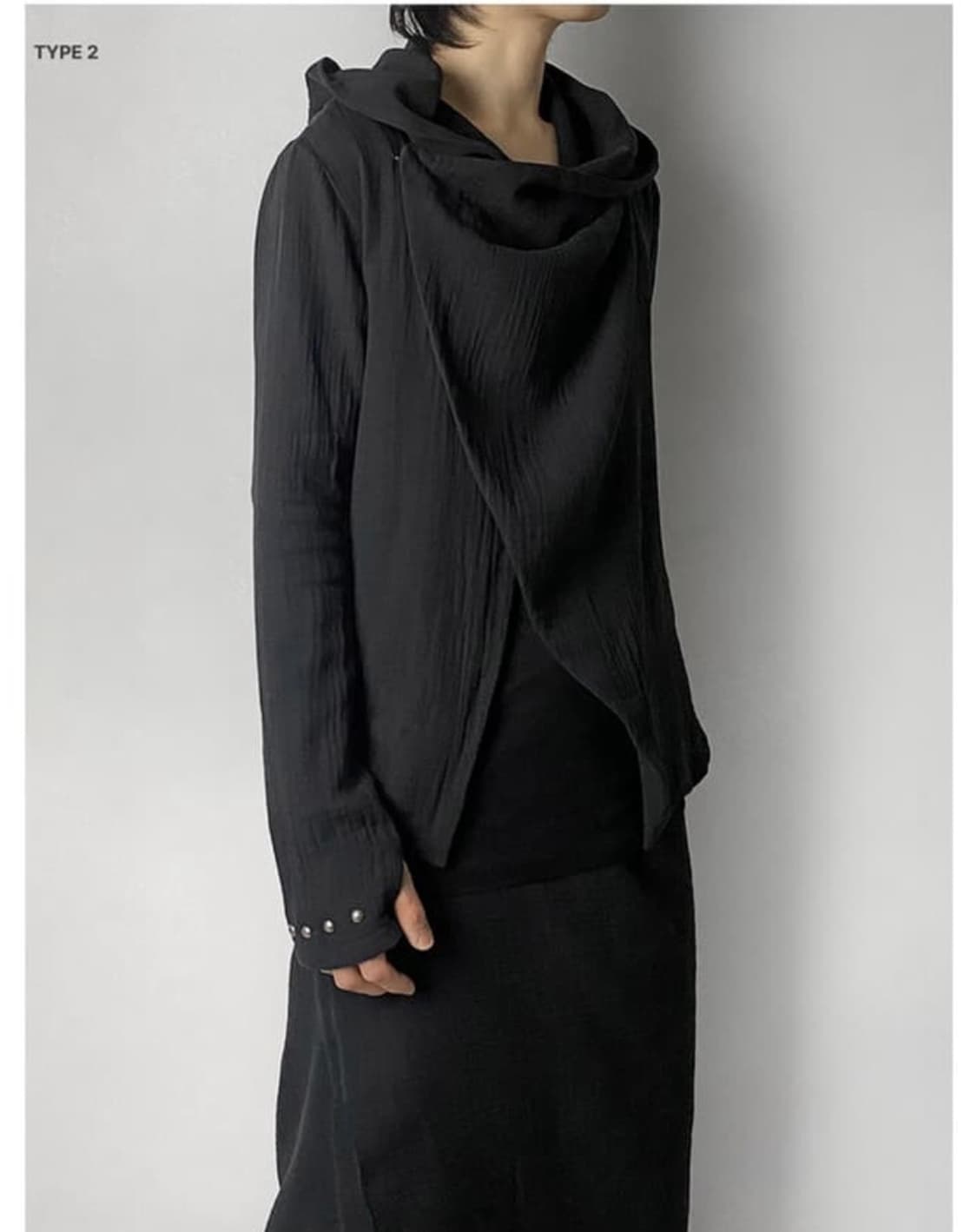 0030 드레이프 후드자켓 상품이미지3