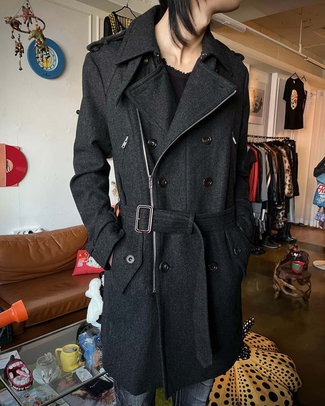 2010年 JUUN. J X Bean Pole Belted Coat 상품이미지2