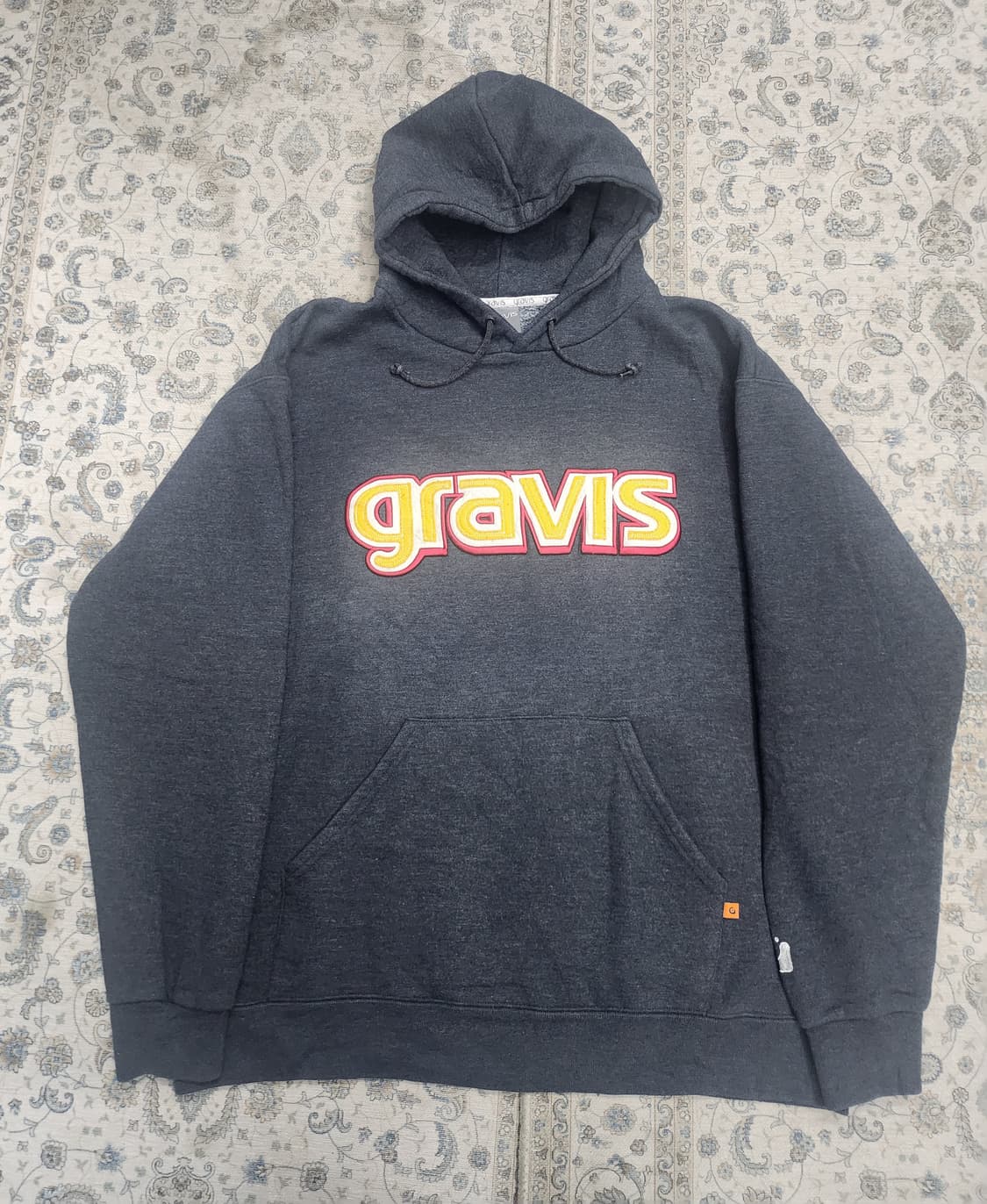 GRAVIS 그라비스 진그레이 후드티 L 상품이미지1