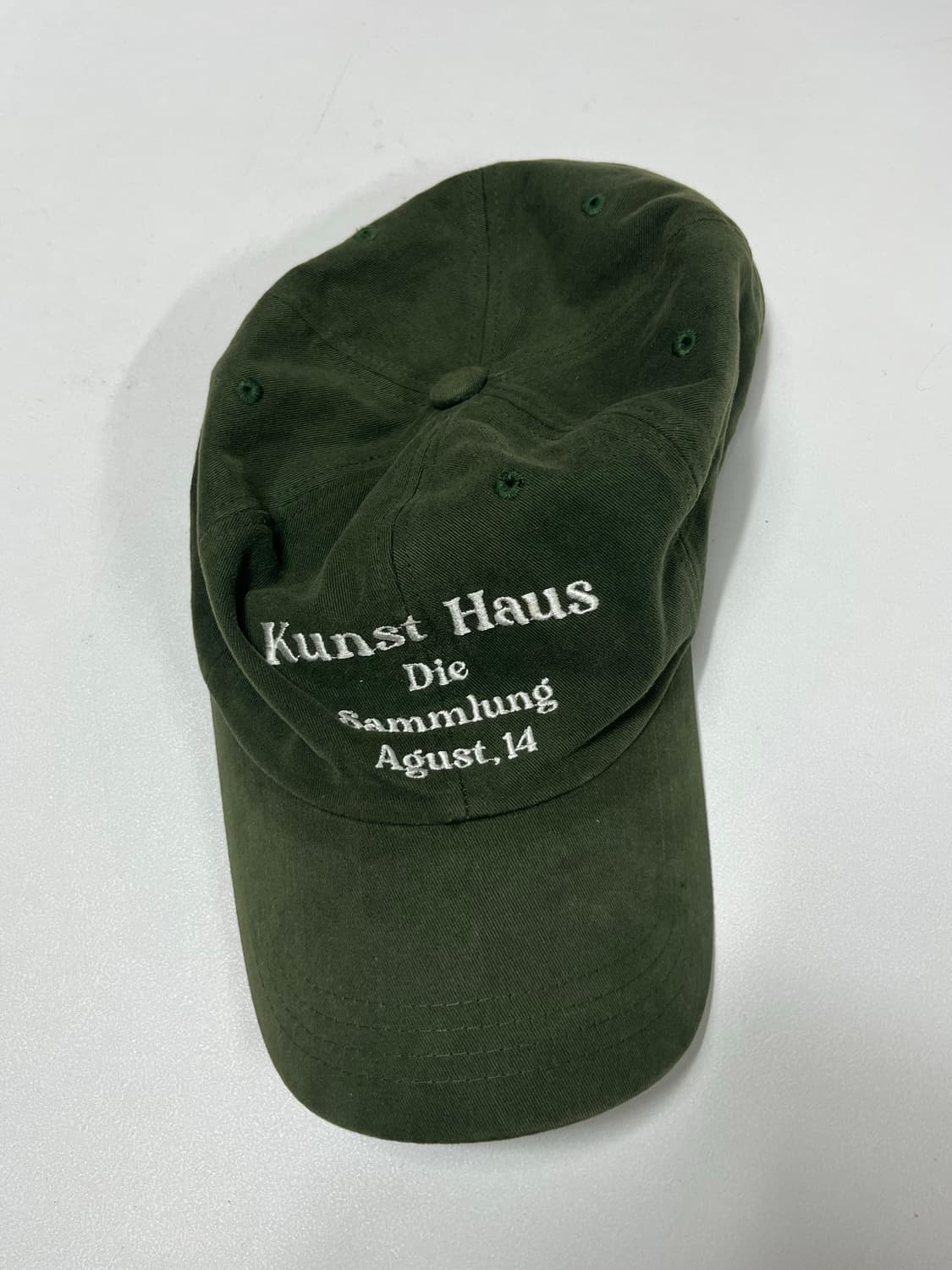 두마로 쿤스트 하우스 코튼 볼캡 / 그린 상품이미지1