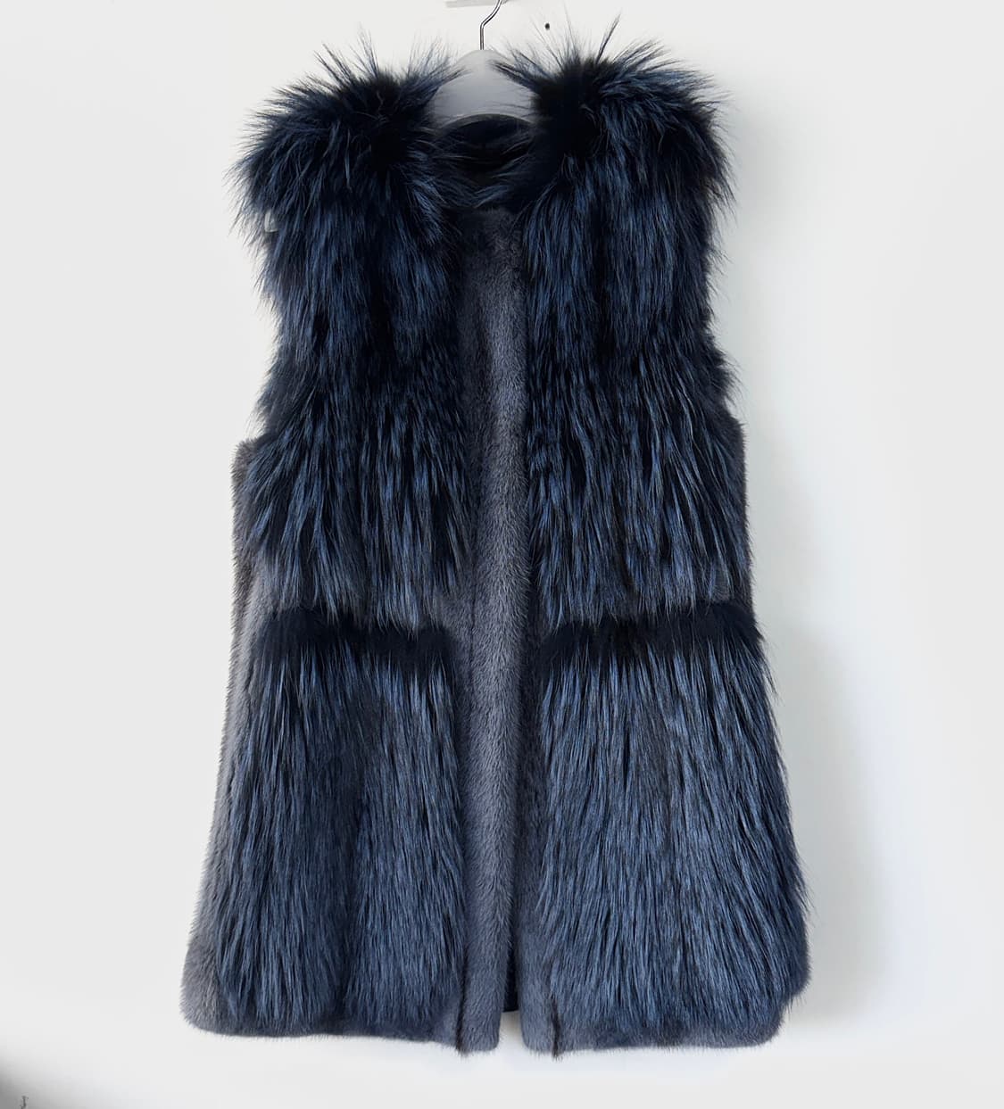 윤진모피 폭스 퍼 밍크 베스트 상품이미지1