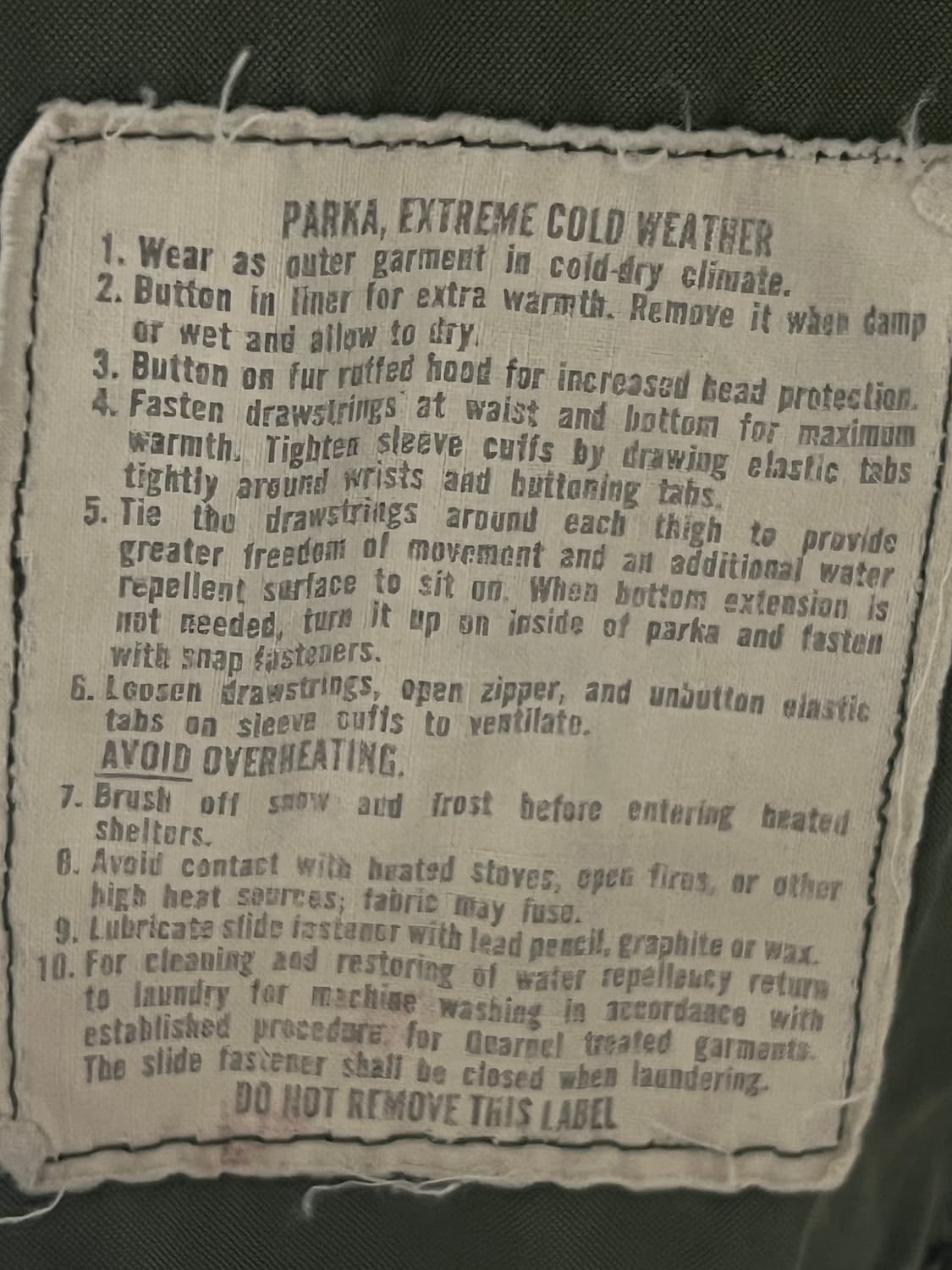 (서울 직거래) M65 피쉬테일 개파카 오리지널 og S사이즈 (내피x) 상품이미지2