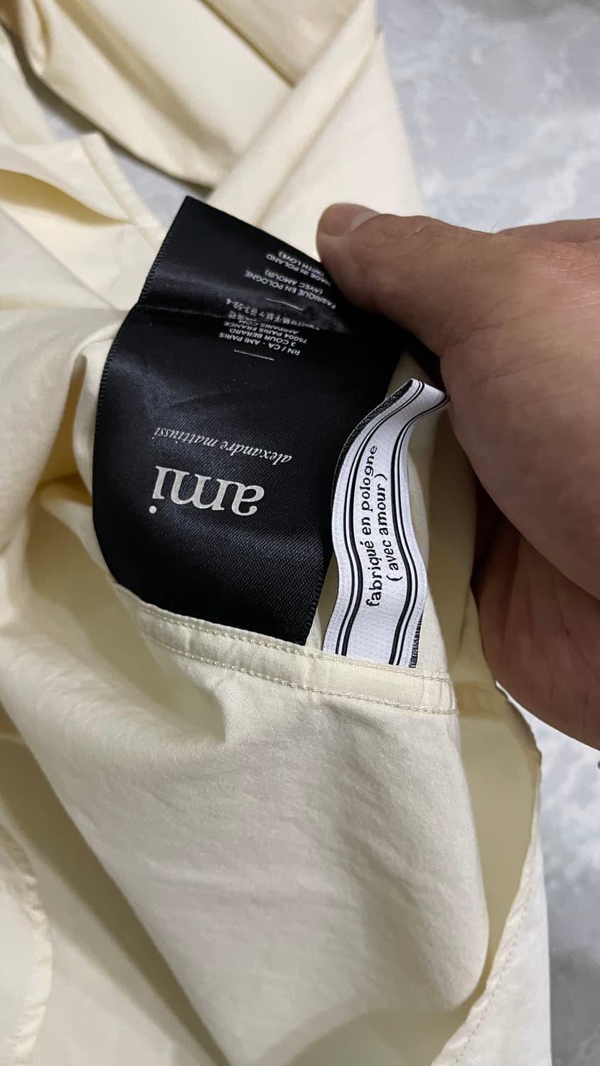 아미 베이지 셔츠 상품이미지3