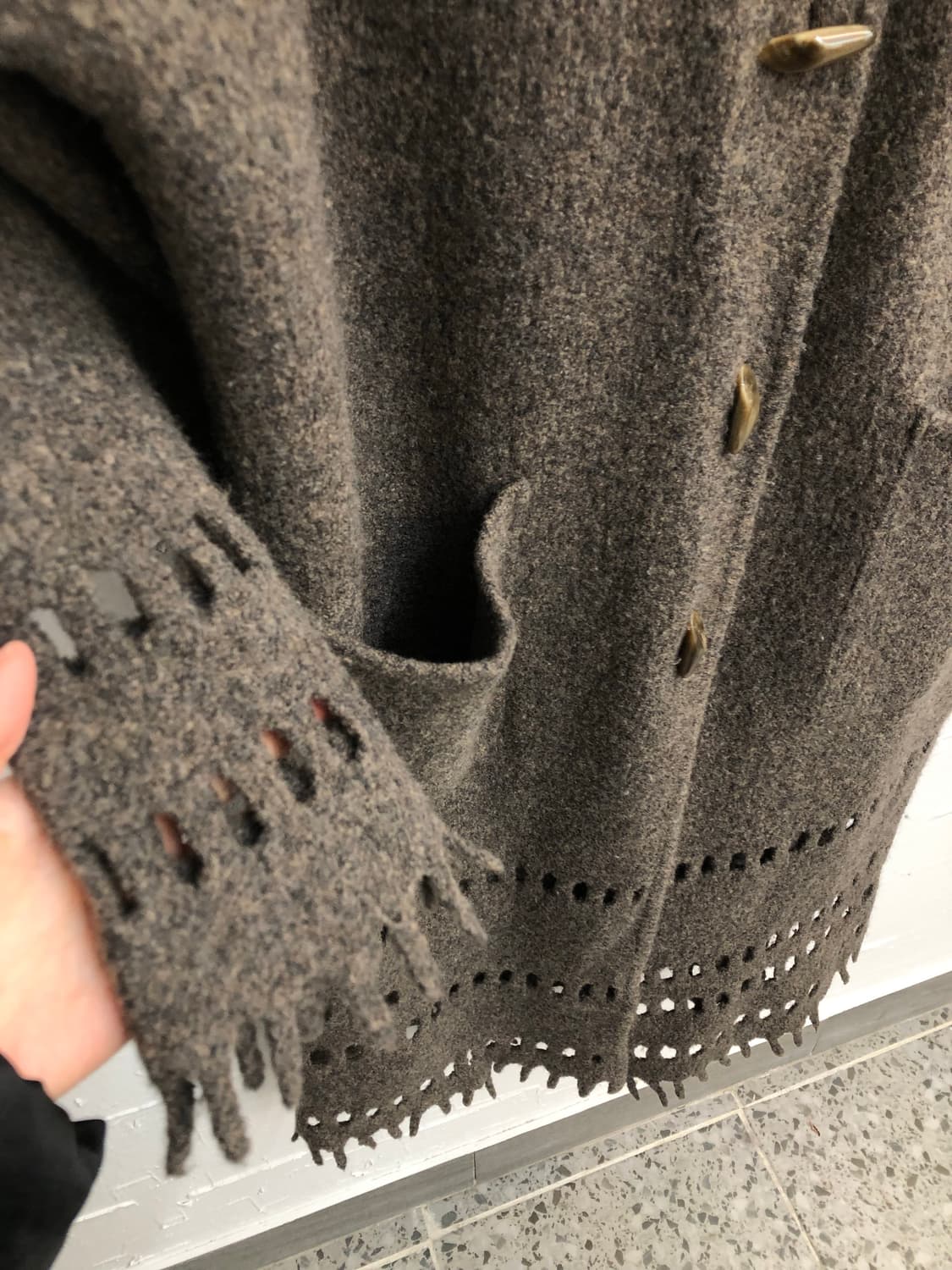 bronze vintage coat 상품이미지5