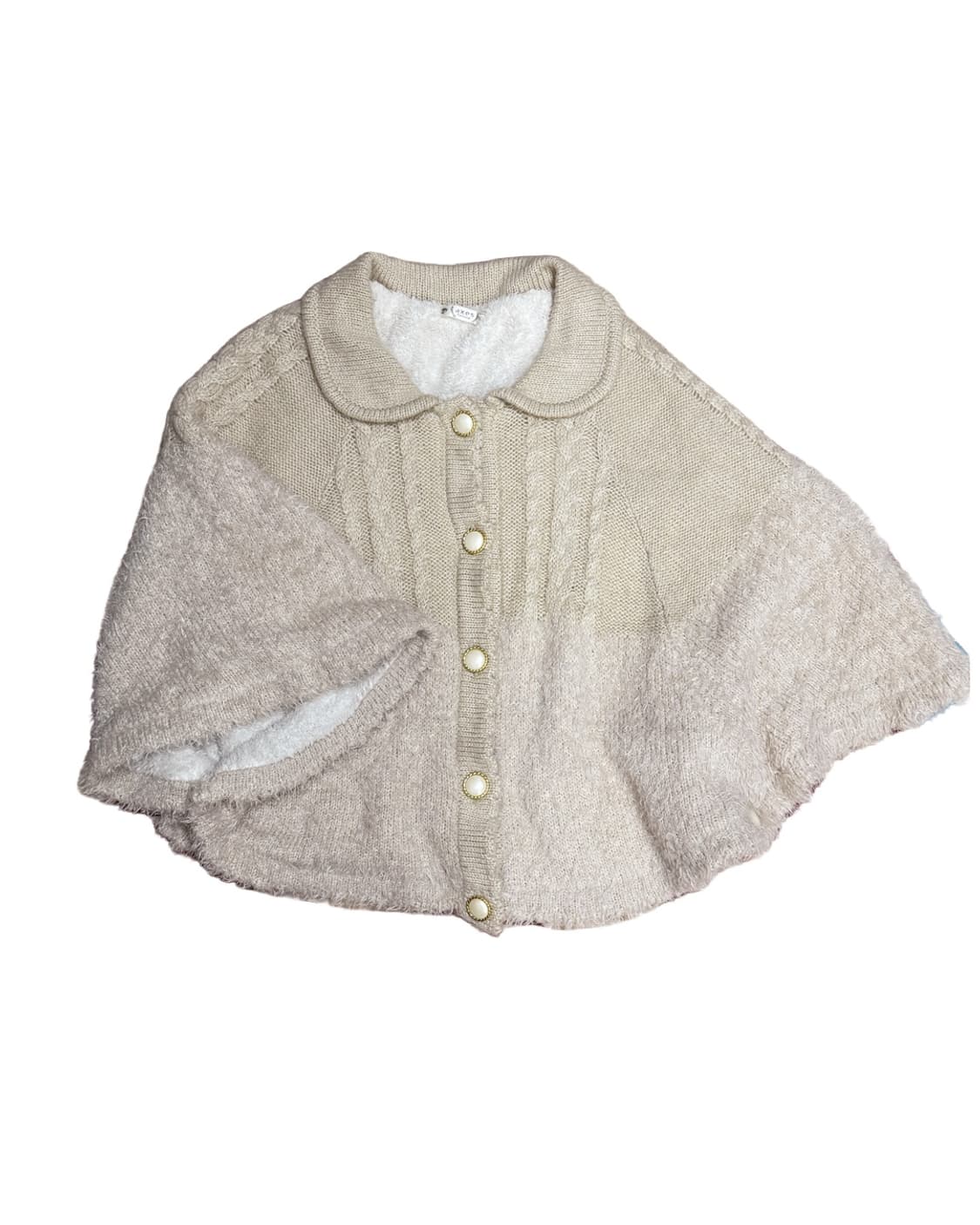 ︎axes femme 후와후와 버튼 케이프 상품이미지1