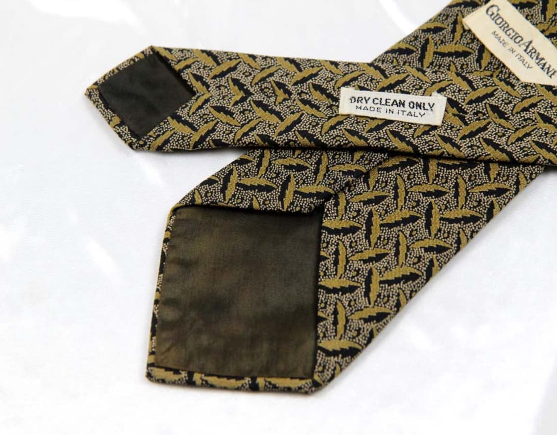 알마니 8.7cm A+등급 남자 명품 넥타이 상품이미지4