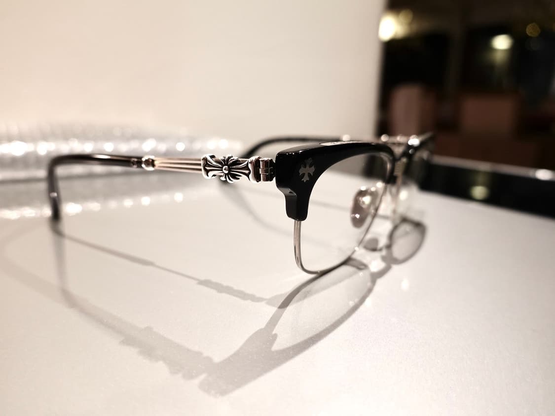 크롬하츠 보넨노이슈어2 블랙/브러쉬드실버 안경 상품이미지5