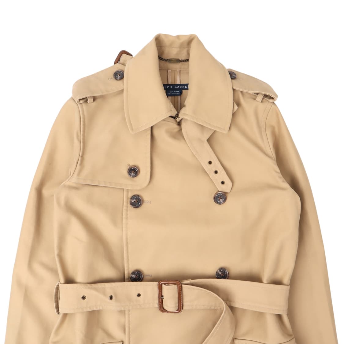 랄프로렌 베이지 더블 브레스티드 트렌치 코트 상품이미지2