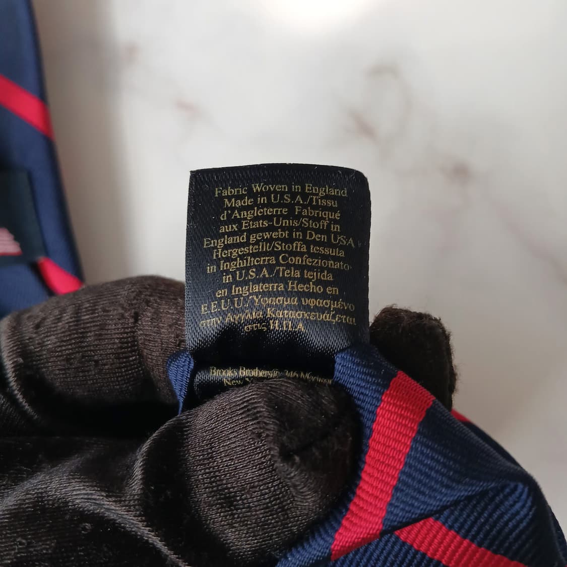 브룩스브라더스 실크 스트라이프 넥타이 8.4cm A+등급 A19554
 상품이미지8