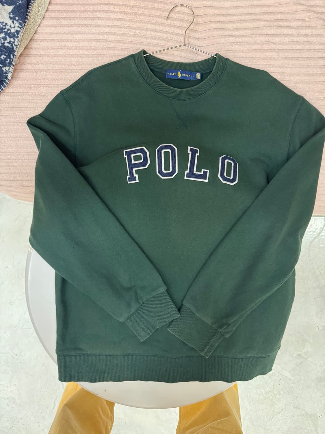 폴로 랄프로렌 POLO 아치 로고 스웻셔츠 (딥그린) 상품이미지3