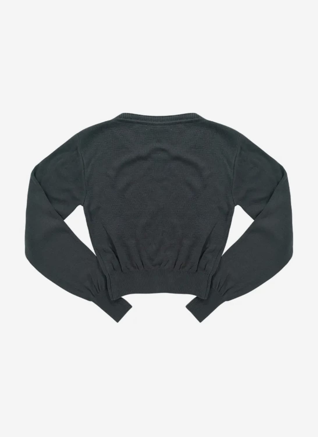 애즈온 니트 새상품 MOLLY CROP KNIT / CHARCOAL 상품이미지3