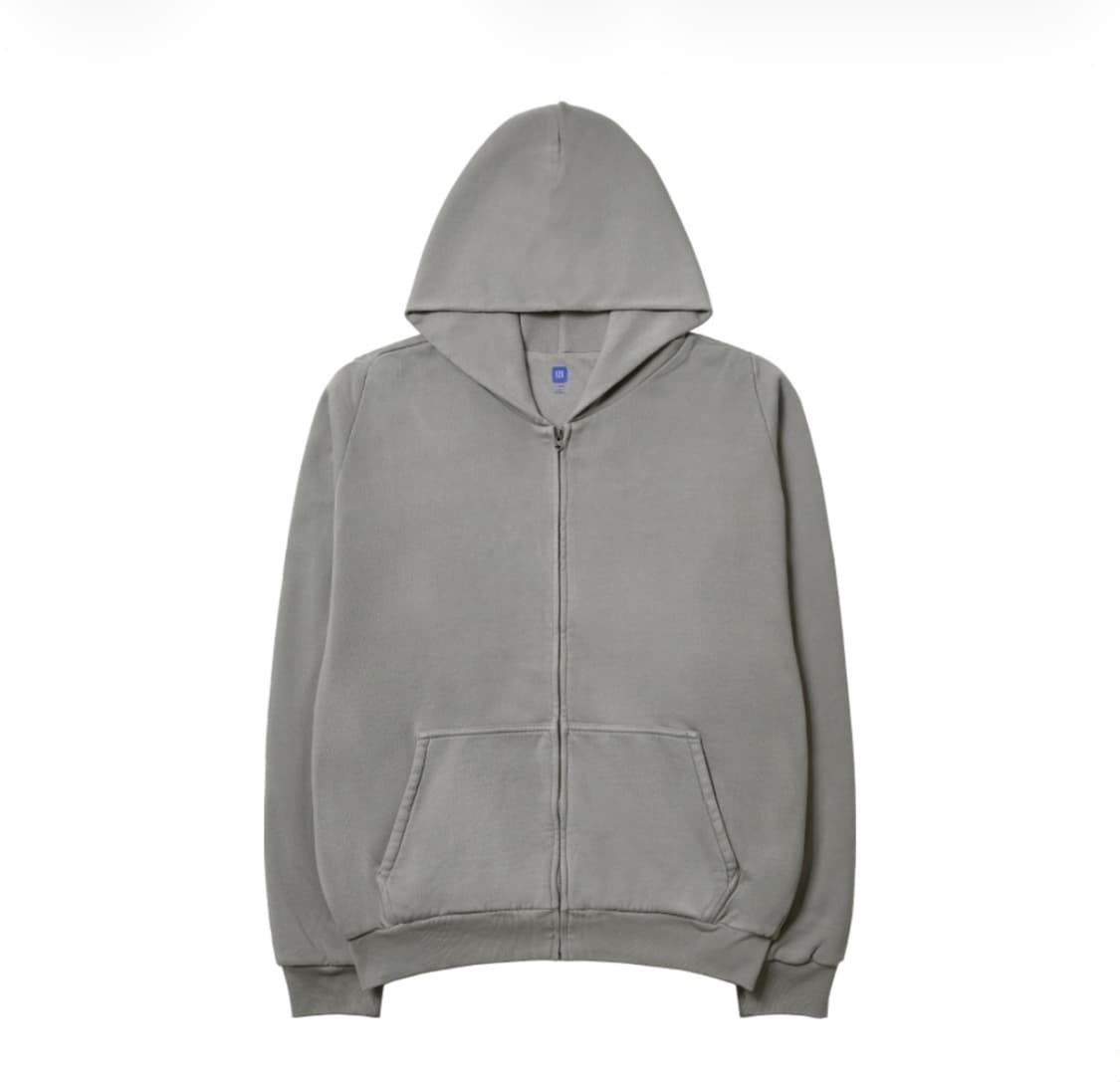 Yeezy YZY Zip-Up Hoodie Grey 상품이미지1