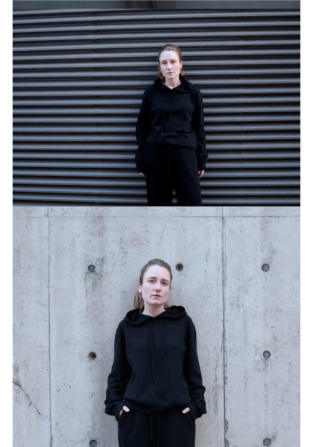 머듈 니트후디 블랙 2 상품이미지1