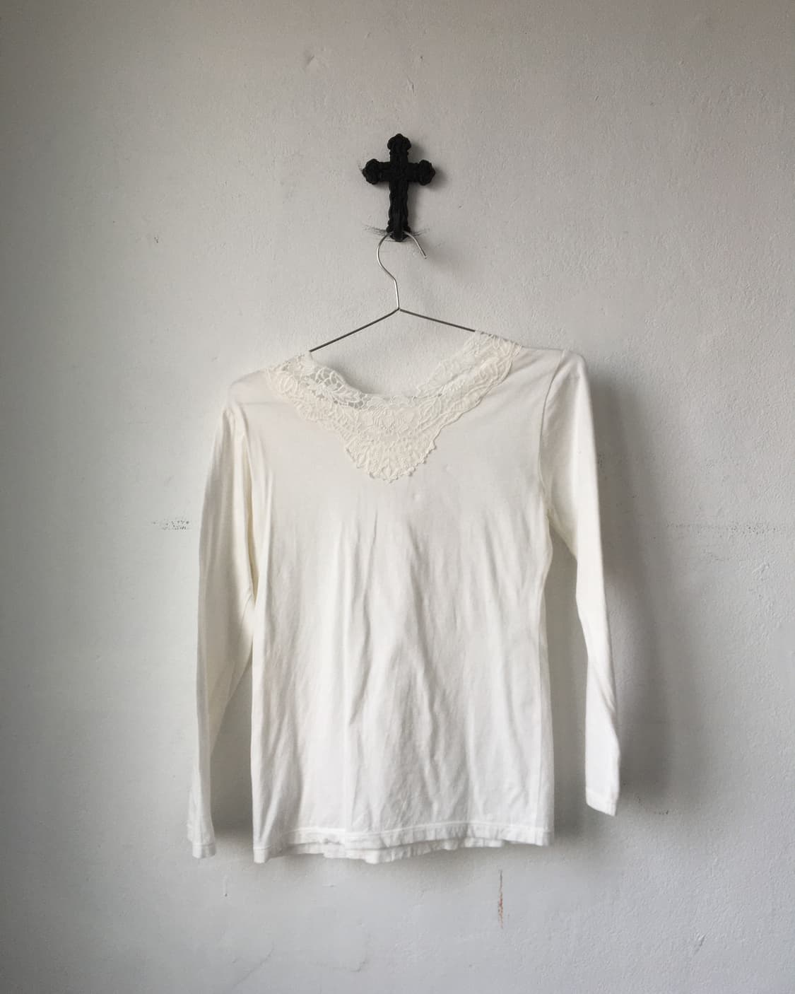 Lace trimming sleeve 상품이미지2