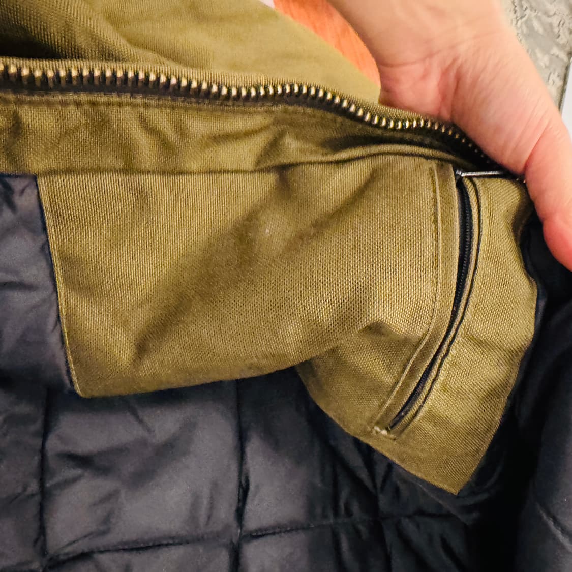 [빅세일] 칼하트 J133 BRK 액티브 자켓 올리브 XL 빈티지 워크자 상품이미지10