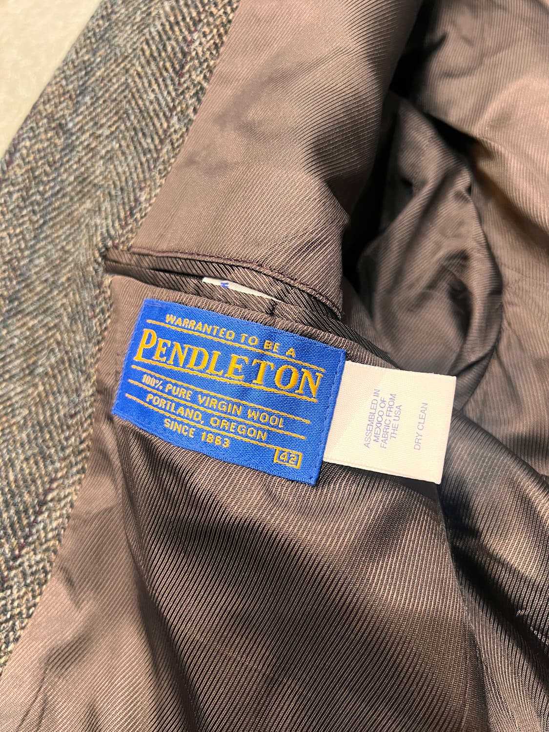 펜들턴 울 헤링본 블레이져 상품이미지7