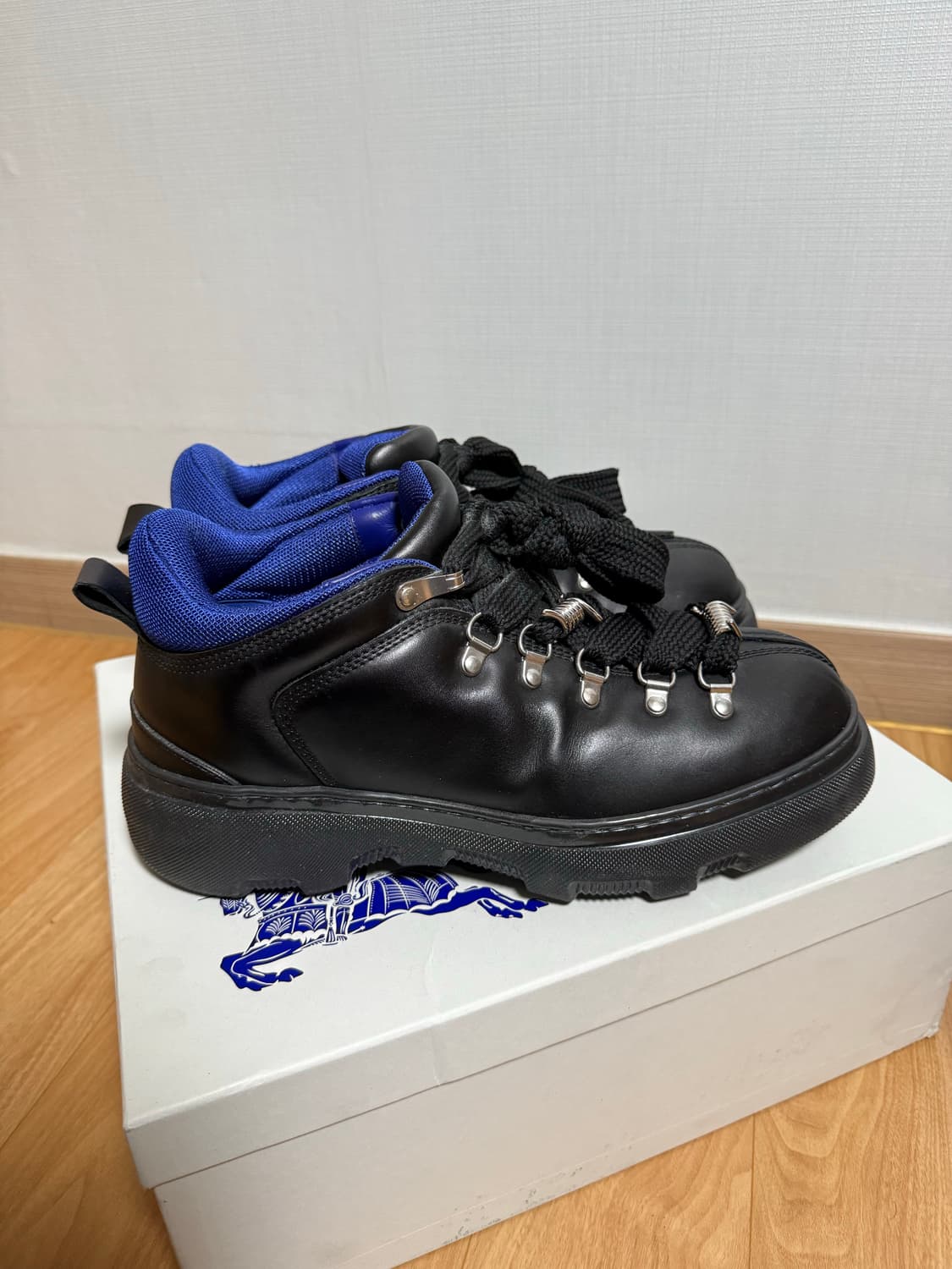 버버리 레더 트렉부츠 43 상품이미지5