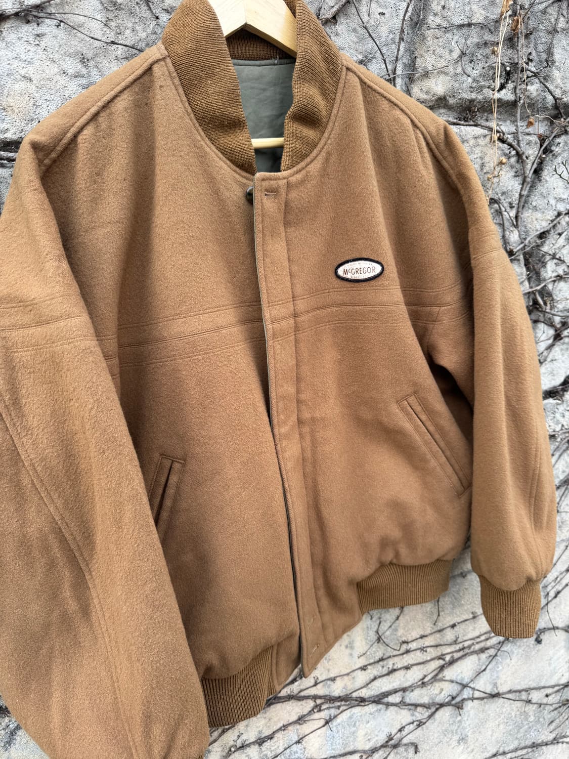 80s 맥그리거 빈티지 리버시블 울 봄버 자켓 상품이미지4