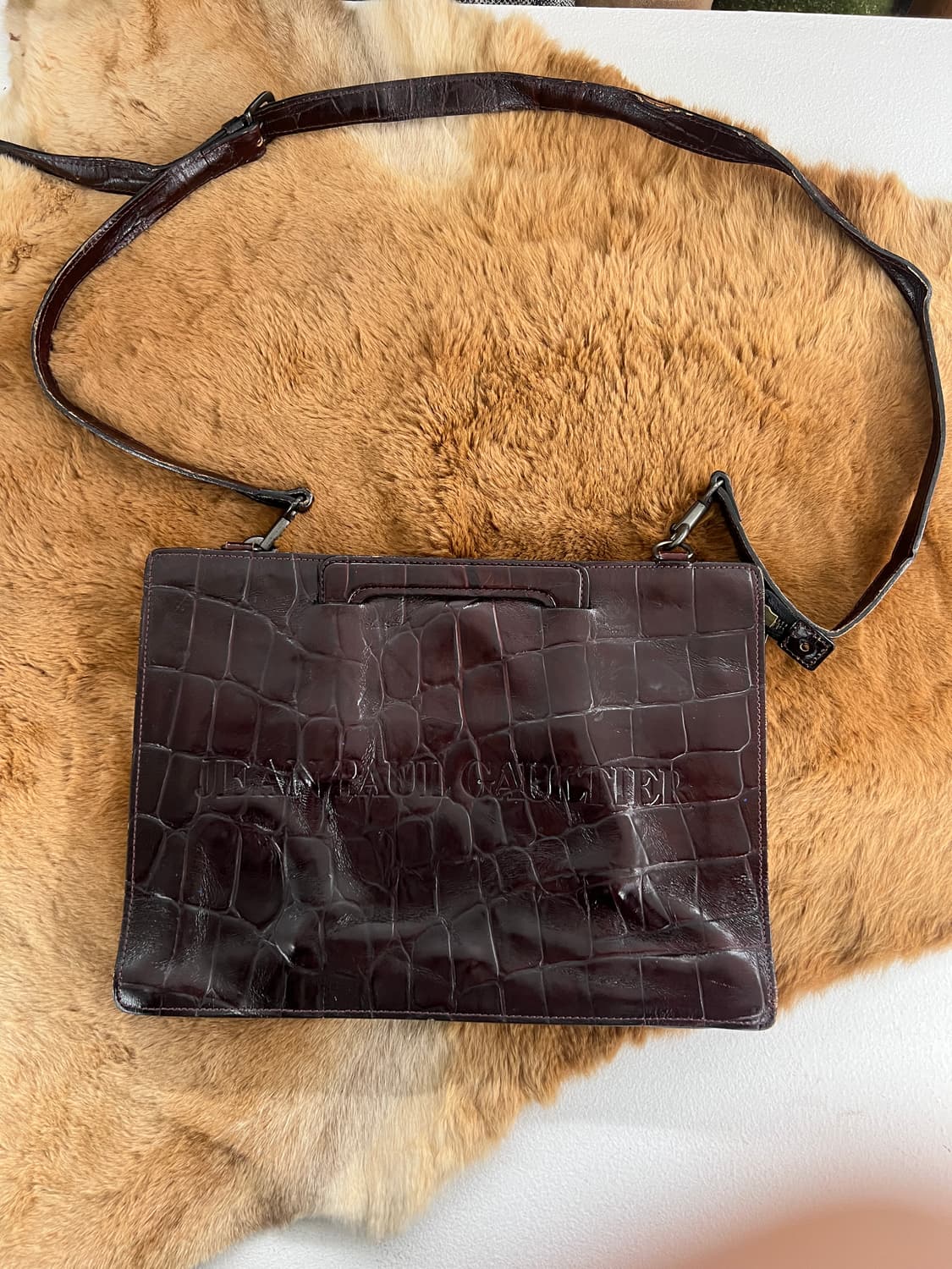 90s 장폴고티에 엘리게이터 2 way bag 상품이미지2