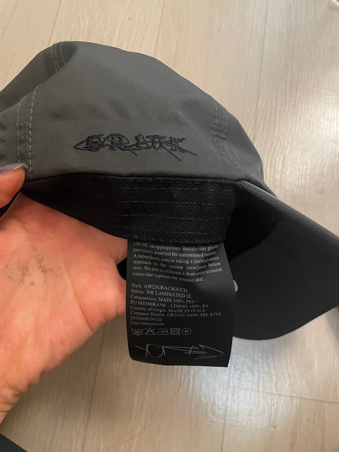 gr10k 나일론캡 상품이미지3