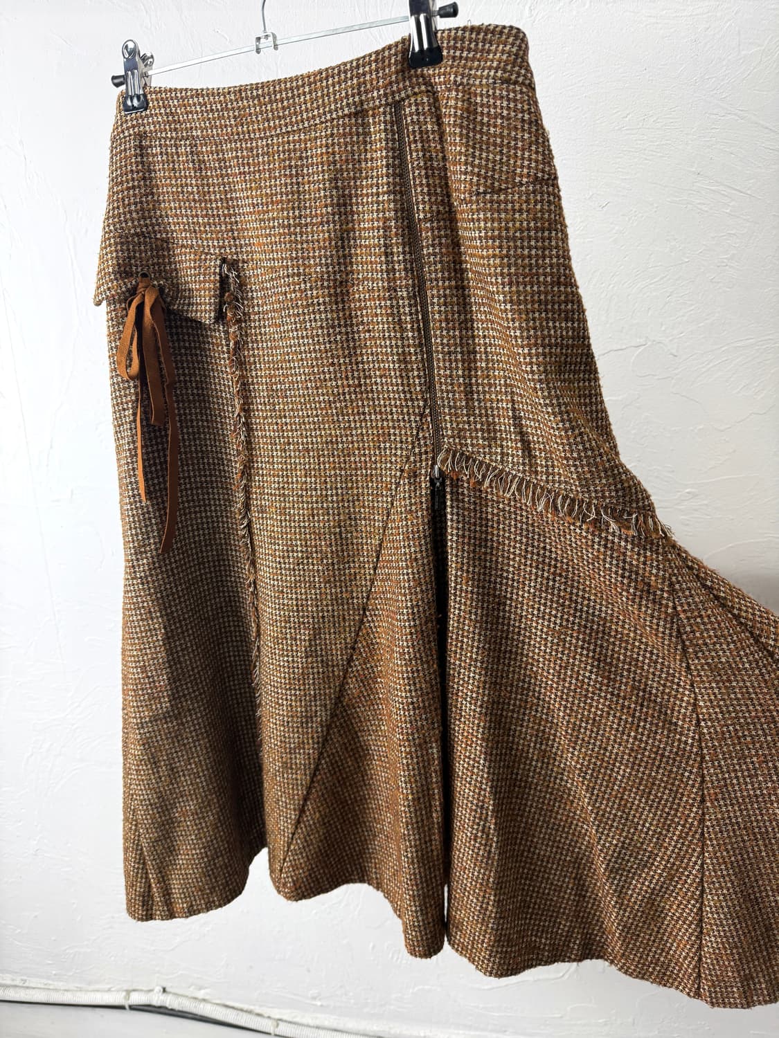 빈티지 절개 울 스커트 상품이미지3