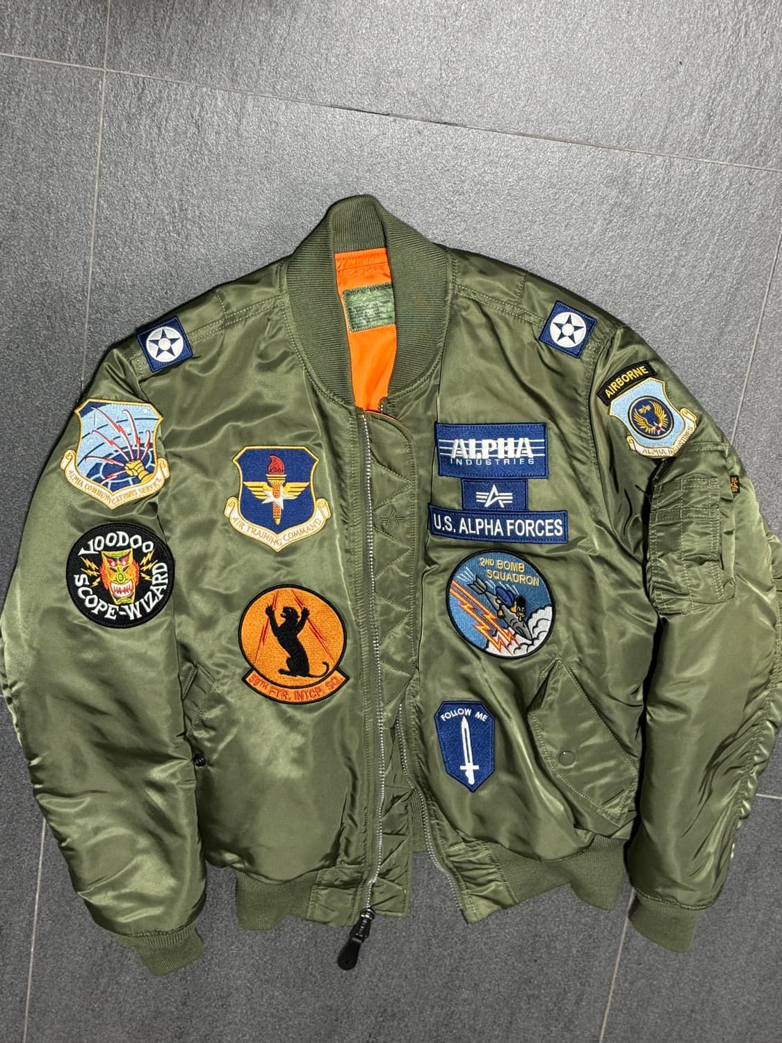 알파인더스트리 패치 ma-1 상품이미지1