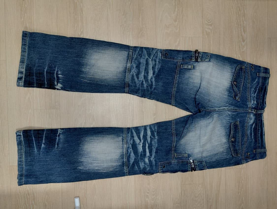 카고 데님 스트릿 멀티포켓 디테일 팬츠 상품이미지3